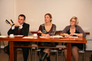 Die Jury 2011: Stefan Adametz von der WKO, E&W-Lehrlingsbeauftragte Bettina Paur und Stefanie Groysböck von Sponsor HB Austria.