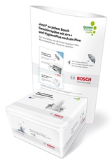 Mit POS-Material unterstützt Bosch die Händler beim Hinausverkauf.