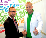 Westcom-GF Martin Heri und Handyshop.cc-GF Robert Ribic: Gemeinsam wollen sie den Business-Bereich angehen.