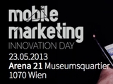 Am 23. Mai 2013 findet in der Arena 21 im MuseumsQuartier in Wien der „Mobile Marketing Innovation Day“ statt. (Bild: Screenshot MMID)