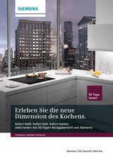 Seit 13. Mai läuft die große Induktionskampagne von Siemens, bei der Endkonsumenten noch bis 15. September 2013 Siemens Induktionsgeräte 50 Tage lang testen können.