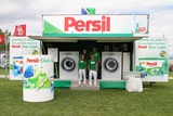 Gemeinsam mit Persil touren Bosch-Waschmaschinen durch Österreich.