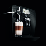 Die Impressa J9.3 One Touch TFT besitzt als erster und einziger Espresso-/Kaffee-Vollautomat von
JURA eine in Handarbeit veredelte Front aus Carbon.