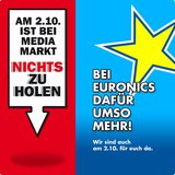 Euronics Deutschland startete eine „Gegen-Aktion“ zur Schlussverkaufs-Kampagne von Media Markt Deutschland. (Foto: Euronics Deutschland, Facebook)