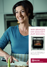 Bei der bisher größten Online-Kampagne von Neff gibt es auch ein Kochbuch von Profiköchin Christina Richon zu gewinnen.