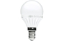 Die ISY LED Mini-Globe mit E14 Sockel sorgt, laut Hersteller, für ein angenehmes warmweißes Licht.