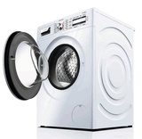 Drei Waschmaschinen von Bosch (Foto), Siemens und Miele überzeugten die Stiftung Warentest am meisten.