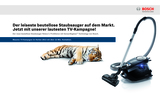 Der Tiger zog: Umsätze bei beutellosen Staubsaugern von Bosch seit Anfang September verdoppelt; mehr als 60.000 Zugriffe auf viralen Spot mit Tiger-Test.
