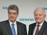 Wolfgang Hesoun (li.), Generaldirektor der Siemens AG Österreich, und Finanzvorstand Reinhard Pinzer konnten bei der Bilanz-PK ein gutes Ergebnis vorlegen. 