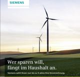 Beim Neukauf von eco PLUS-Hausgeräten von Siemens gibt es die Geräte-Stromkosten für bis zu fünf Jahre abgezogen. 