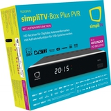 Die neue simpliTV-Box Plus PVR bietet umfangreichere Ausstattung als die bisherigen Modelle – v.a. durch Aufnahmemöglichkeit und verbesserten EPG.