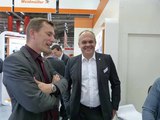 Josef Kranawetter, Geschäftsführer Weidmüller GmbH (rechts) im Gespräch mit Ing. Dietmar Buxbaum, Geschäftsführer des gleichnamigen Unternehmens. (©Karl Pichler)
