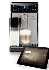 Die Saeco GranBaristo Avanti ist weltweit der erste per App steuerbare Kaffeevollautomat, wie Philips sagt. 