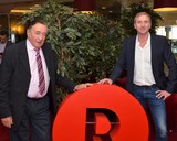 Baulöwe Richar Lugner und Dieter Kindl, CEO Raktuen Österreich, stellten heute die neue TV-Kampagne der Online-Plattform vor. 