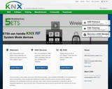 Der Aufbau der neuen Webseite ist übersichtlich und nutzerfreundlich. (©KNX)