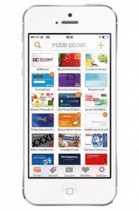 Die mobile-pocket App bringt alle Kundenkarten des Users aufs Smartphone. 
