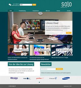 Die neue Webseite spiegelt im modernen Design die Dynamik von SoLo IT wider und informiert detailliert über die Tätigkeitsfelder und Leistungen.
