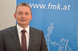 FMK-Präsident und A1 CTO Marcus Grausam präsentierte den Jahresbericht des Forums für Mobilkommunikation. 