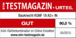 Das ETM-Testmagazin stellte die Bauknecht Kühl-/Gefrier-Kombination KGNF 185 A2+IN auf den Prüfstand. 