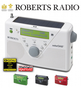 Das handliche solarDAB2 Radio eignet sich ideal zum Radiohören unterwegs.
