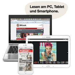 „Forbes Austria” und die Publikationen der Verlagsgruppe News sind ab sofort im 3Kiosk erhältlich. (©Drei)