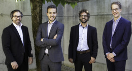 Die vier Ethus-Gründer Marcel Grosskopff, Lukas Meusburger, Pascal Grosskopff und Georg Frick wollen eine Marktplatz für Effizienzmaßnahmen schaffen. 