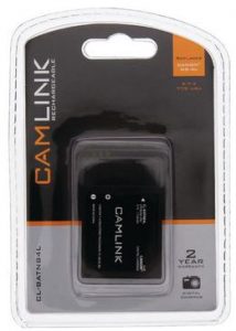 ... neue Camlink Akkus für Digitalkameras, so zB. den 7,4V/780mAh, der als „hochwertiger Ersatz für CANON® LP-E5 Digitalkamera-Batterien“ gilt.