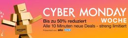 Verbraucherschützer wittern bei den „sagenhaften Cyber Monday Angeboten“ von Amazon „aufgeblasene Rabatte“. (Screenshot Amazon)