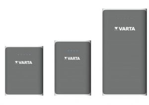 Die neue Portable Power Reihe bietet laut Varta die richtige Energielösung für jeden Tag. Die Kapazitäten der drei neuen Modelle umfassen 6000 mAh, 10400 mAh und 16000 mAh.