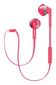 Die Bluetooth Headsets sind neben Schwarz und Weiß auch in den frischen Farben Blau und Pink erhältlich.