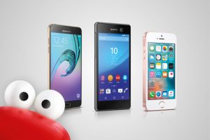 Telering macht Outlet: 50% Rabatt auf das Apple iPhone SE 16GB, Samsung Galaxy A3 (2016) und Sony Xperia M5.