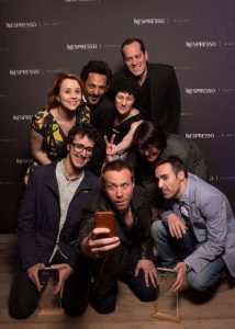 Nespresso zeichnet im Rahmen der Filmfestspiele in Cannes 2016 die drei Preisträger des ersten Kurzfilmwettbewerbs „Nespresso Talents 2016“ aus. (Bild: Nespresso)

