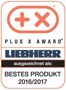 ... haben die begehrte Plus X Auszeichnung „Bestes Produkt des Jahres 2016/2017“  erhalten.