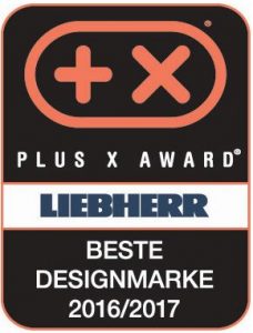 Ebenfalls ausgezeichnet wurde Liebherr von der Fachjury zur „Besten Designmarke“ 2016/2017 in der Produktgruppe Elektrogroßgeräte. 