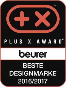 Der Ulmer Gesundheitsspezialist Beurer wurde dieses Jahr beim Plus X Award (zum dritten Mal in Folge) zur „Besten Designmarke“ ...