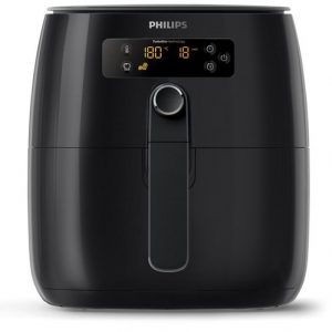 Dank der neuen, patentierten TurboStar Heißlufttechnologie werden Speisen mit nur wenig Öl zubereitet – „wie in einem Backofen erfolgt die Zubereitung primär mit heißer Luft“, erklärt Philips.