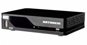 Der UFT 931 von Kathrein ist der erste DVB-T2 Hybrid-Receiver für simpliTV – und ermöglicht dank HbbTV interaktives Fernsehen.
