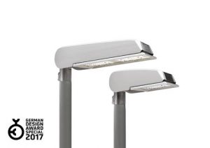 Die Straßenleuchte CiviTEQ wurde dank ihres außergewöhnlichen Konzepts mit dem „German Design Award 2017“ in der Kategorie „Lighting“ ausgezeichnet.