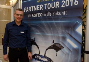Christian Wallisch, Agfeo VL Süd/Ost, Östterreich, konnte sich bei der Agfeo Roadshow 2016 über sehr starken Besuch freuen. 