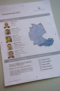 Die österreichischen Mitglieder des MK haben ihre drei Vertreter in den Vorstand der Organisation gewählt. Die Interessen der mehr als 320 heimischen MK-Händler werden Florian Lugitsch, Volker Meier sowie Johannes Seierl vertreten.  