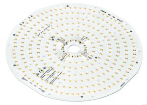 Tridonic bietet leistungsstarke, langlebige und energieeffiziente LED-Module in verschiedenen Formen – wie das CLE ADV IND Modul. (©Tridonic)
