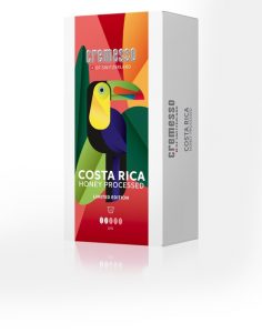 Es kommt nicht oft vor, dass Kaffeeexperten so richtig ins Schwärmen geraten“, sagt Cremesso über seine neue Limited Edition, den „Costa Rica Honey Processed”. 
