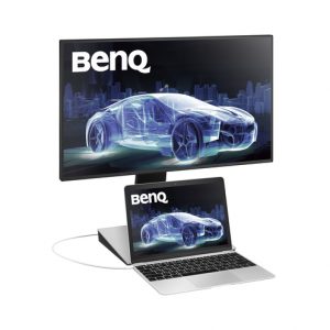 Neuer „Monitor für Designer”: Der BenQ PD2710QC mit USB-C Docking-Station für Notebook oder Smartphone.
