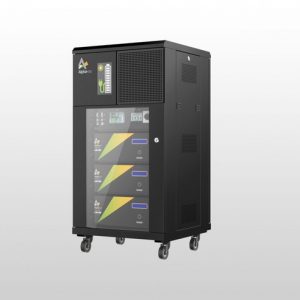 Eine flexible Speicherlösung für alle Anwendungen und mit Kapazitäten bis zu 34kWh liefert der Hersteller Alpha ESS mit dem Modell Storion ECO ES5. 
