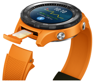 Die Huawei Watch 2 gibt es auch mit eigener SIM-Karte. Damit kan das Smartphone auch einmal zu Hause bleiben. 