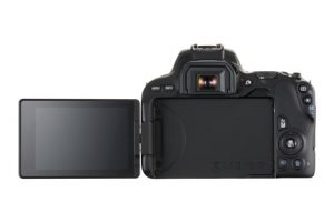 Das Modell ist laut Canon die derzeit leichteste DSLR mit dreh- und schwenkbarem Touchscreen.
