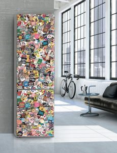 Voll im Trend: Liebherr zeigt auf der diesjährigen IFA das exklusive und limitierte StickerArt-Kühlgerät im exklusiven Design. 