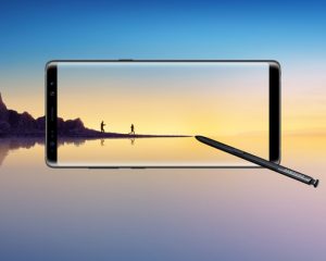 Das 6,3 Zoll Quad HD+ Super Amoled Infinity Displays des Samsung Galaxy Note8 ist der bisher größte Touchscreen in der Note-Serie.