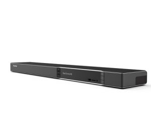 Die Multimedia-Box SONATA 1 kombiniert UHD Receiver mit dreifachem TwinTuner und hochwertige Soundbar.
