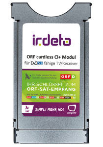 Neben dem Kombi CI+ Modul hat estro auch das neue ORF Cardless CI+ SAT-Modul von IRDETO parat – wahlweise mit 2 oder 5 Jahren Garantie.
